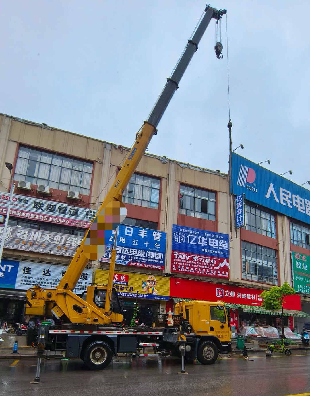 张店区吊车吊机租赁桥梁吊装